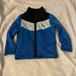 Puma Kids Jacket - Blue and Black